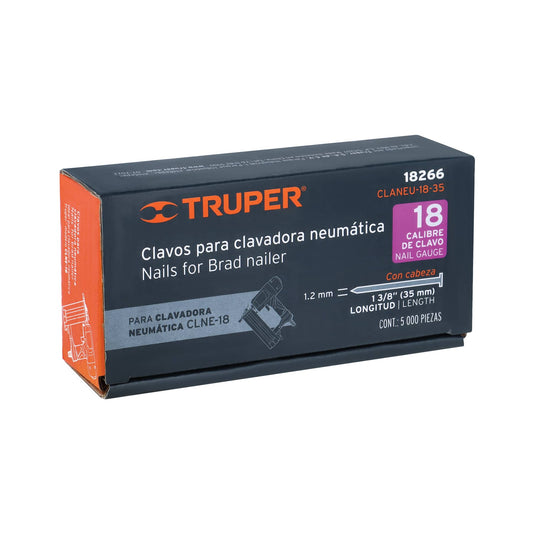Caja 5000 clavos calibre 18 35 mm