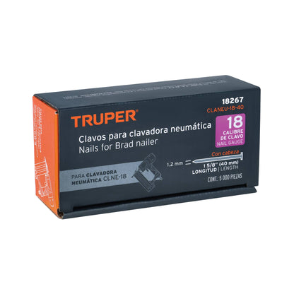 Caja 5000 clavos calibre 18 40 mm