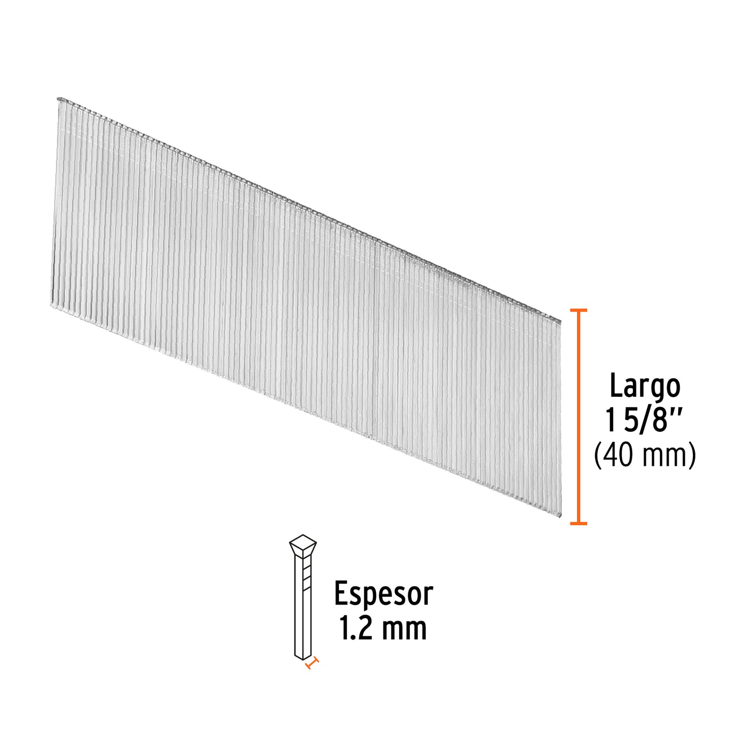 Caja 5000 clavos calibre 18 40 mm