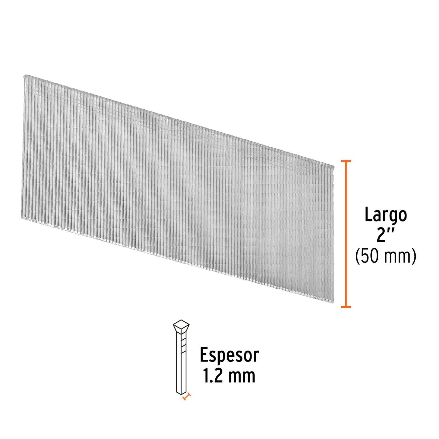 Caja 5000 clavos calibre 18 50 mm