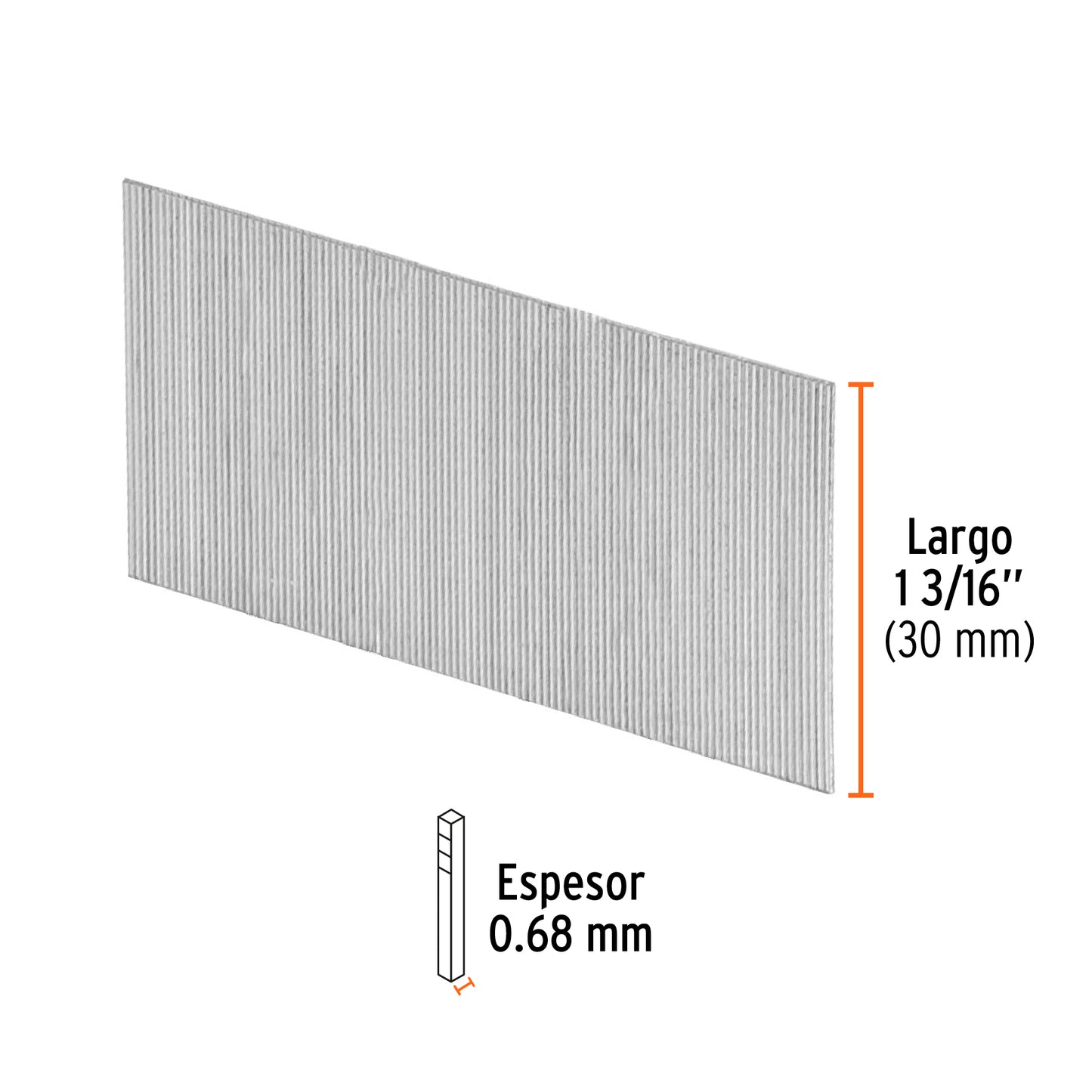 Caja 10000 clavos calibre 23 30 mm