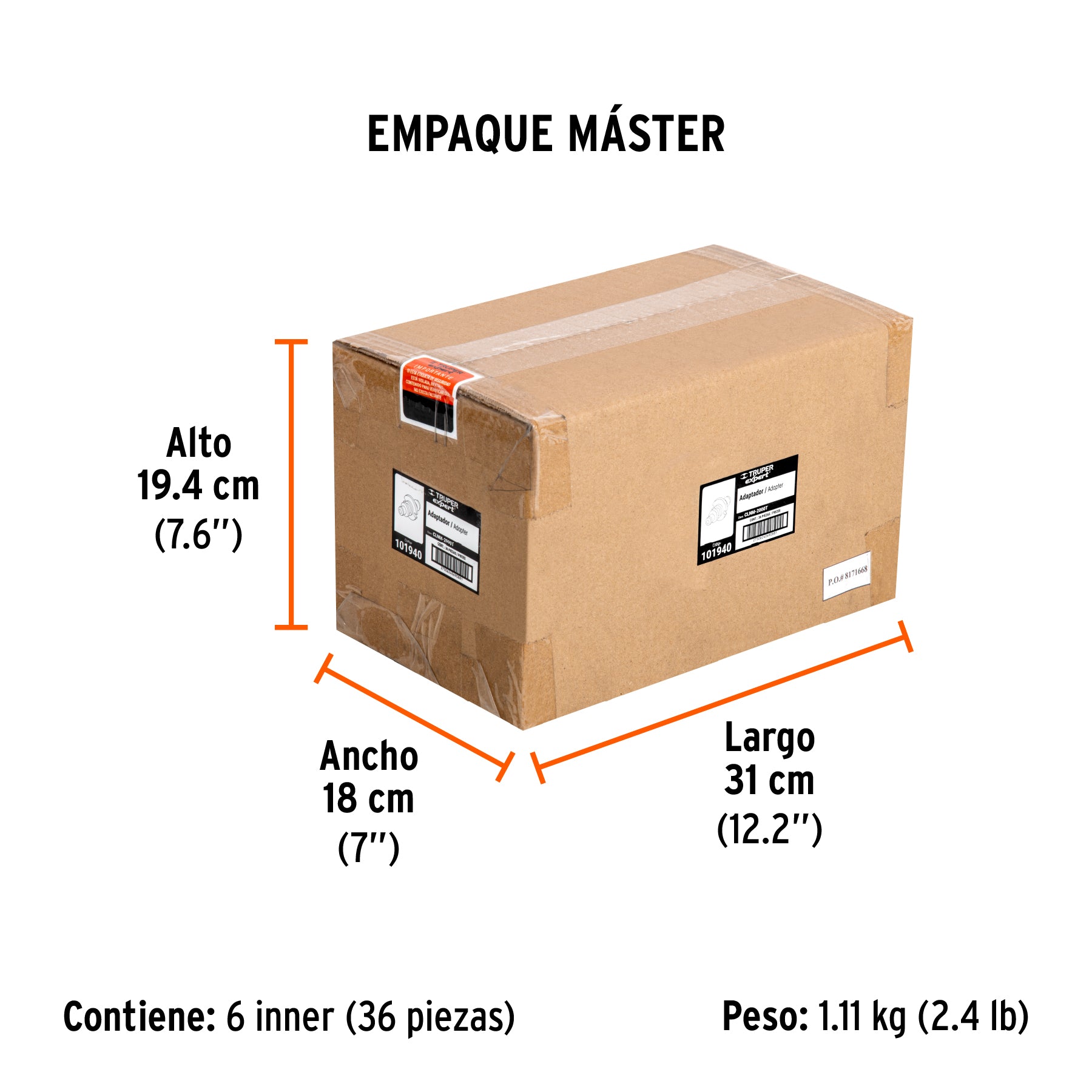 Adaptador de lanza para LAVA-2000T - SKU 101940