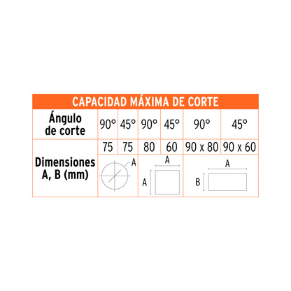 Tronzadora/cortadora de metales 14 pulg mango en D - TRUPER - SKU 11723