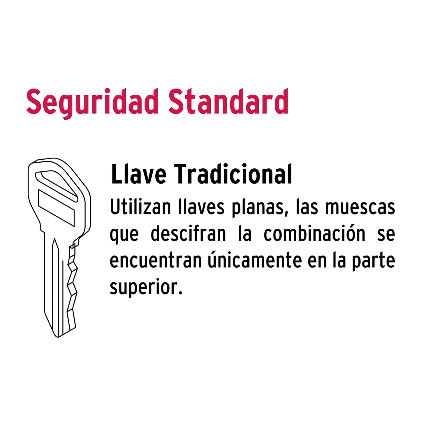 Cerradura para mueble modelo 24 latón