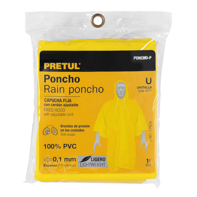 Poncho o capamanga ligero de PVC