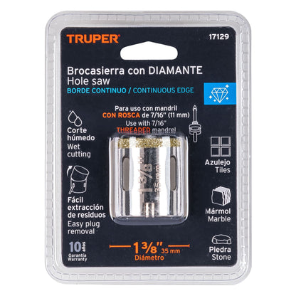 Brocasierra diamante 1-3/8" borde continuo · vista 4