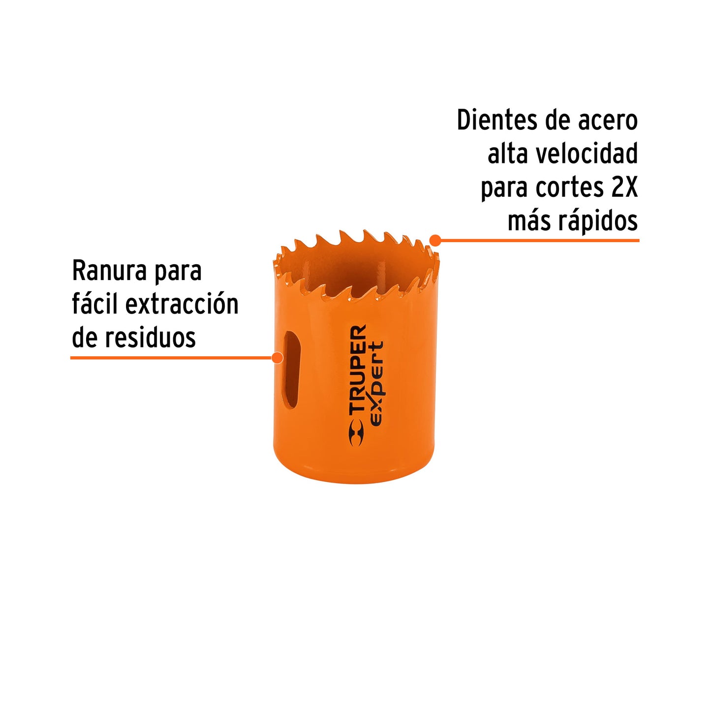 Brocasierra bimetálica 1-9/16 pulg