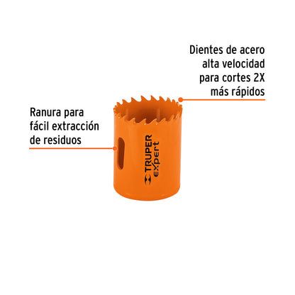 Brocasierra bimetálica 1-9/16 pulg