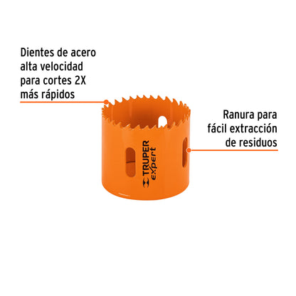 Brocasierra bimetálica 2-1/4 pulg