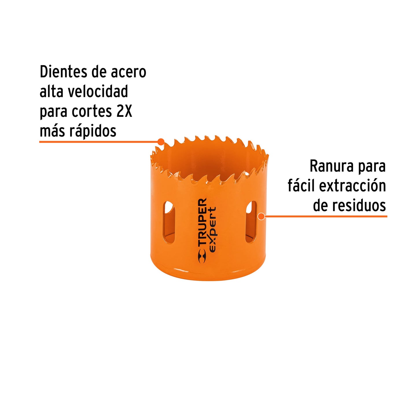 Brocasierra bimetálica 2-1/8 pulg