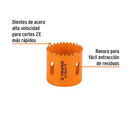 Brocasierra bimetálica 2-1/8 pulg