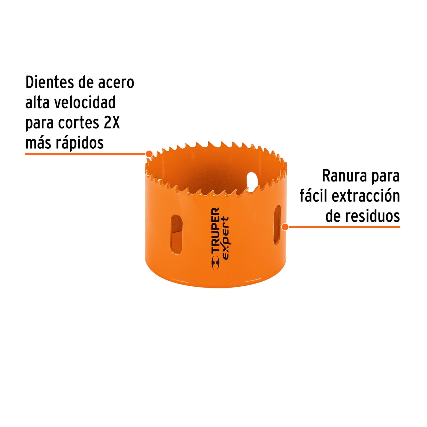 Brocasierra bimetálica 2-3/4 pulg