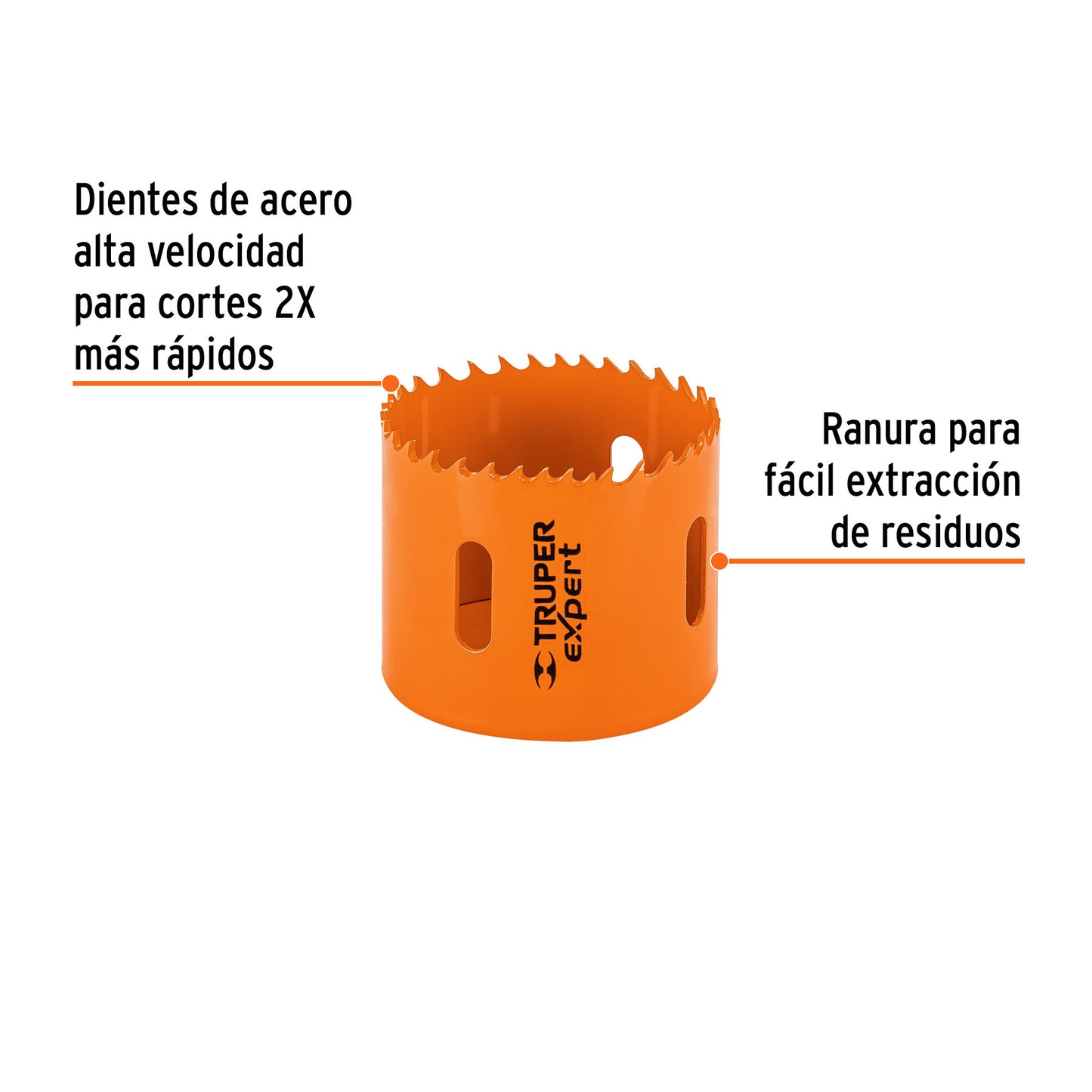 Brocasierra bimetálica 2-3/8 pulg