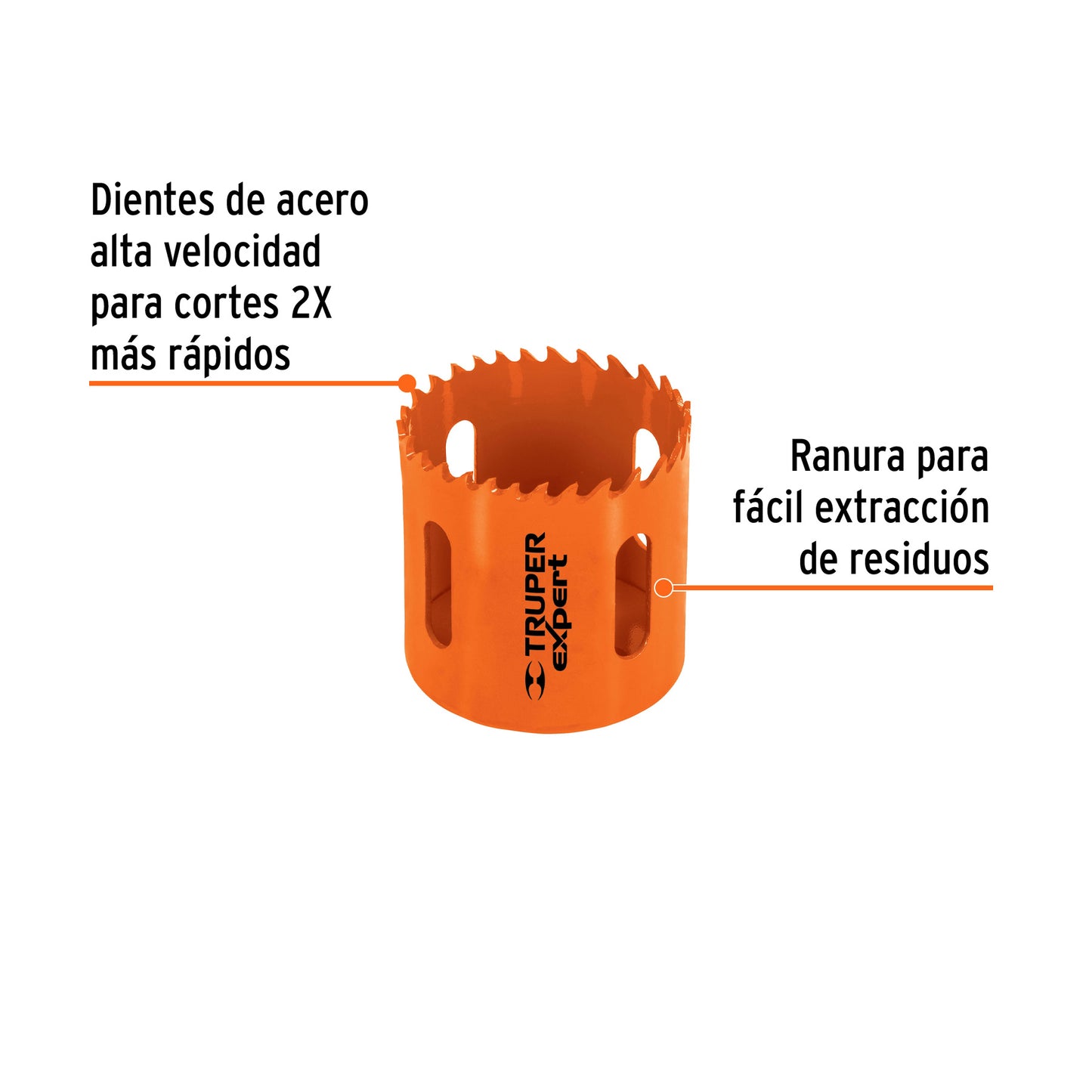 Brocasierra bimetálica 2 pulg