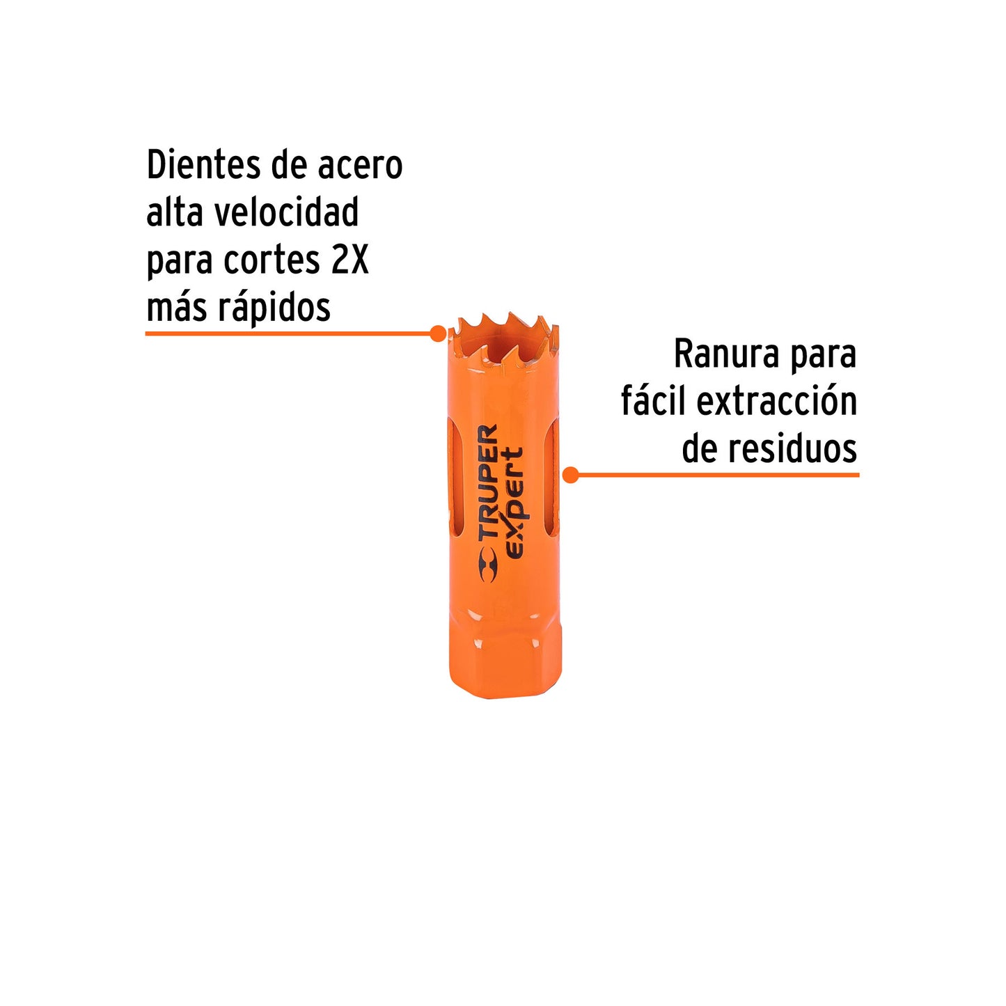 Brocasierra bimetálica 3/4 pulg