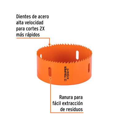 Brocasierra bimetálica 4-1/2 pulg