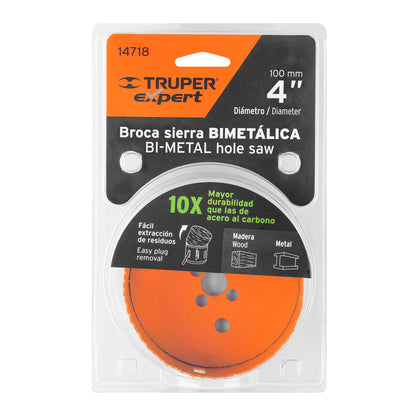 Brocasierra bimetálica 4 pulg