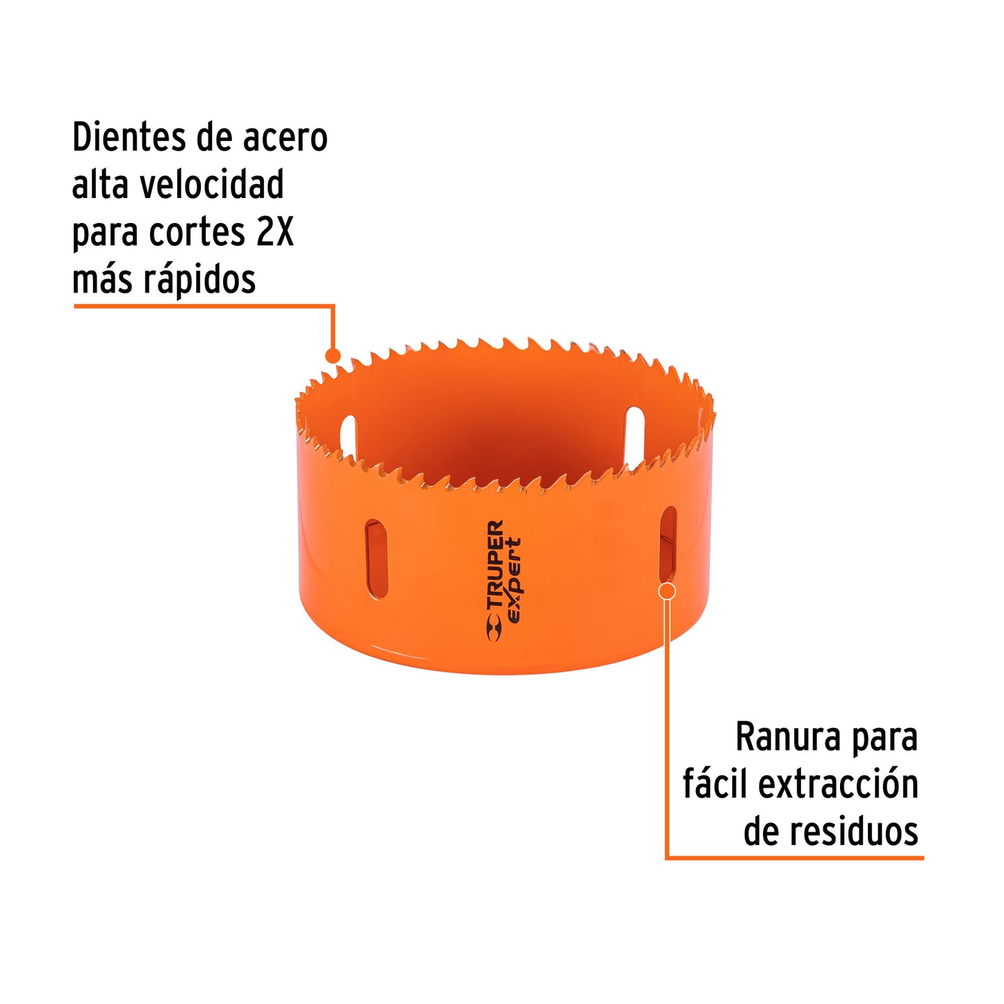 Brocasierra bimetálica 4 pulg