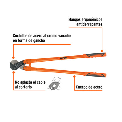 Cortador de cable y alambre 32 pulg.