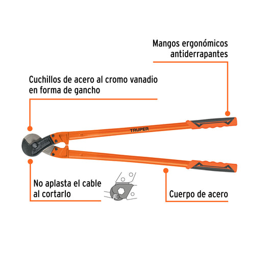 Cortador de cable y alambre 32 pulg.