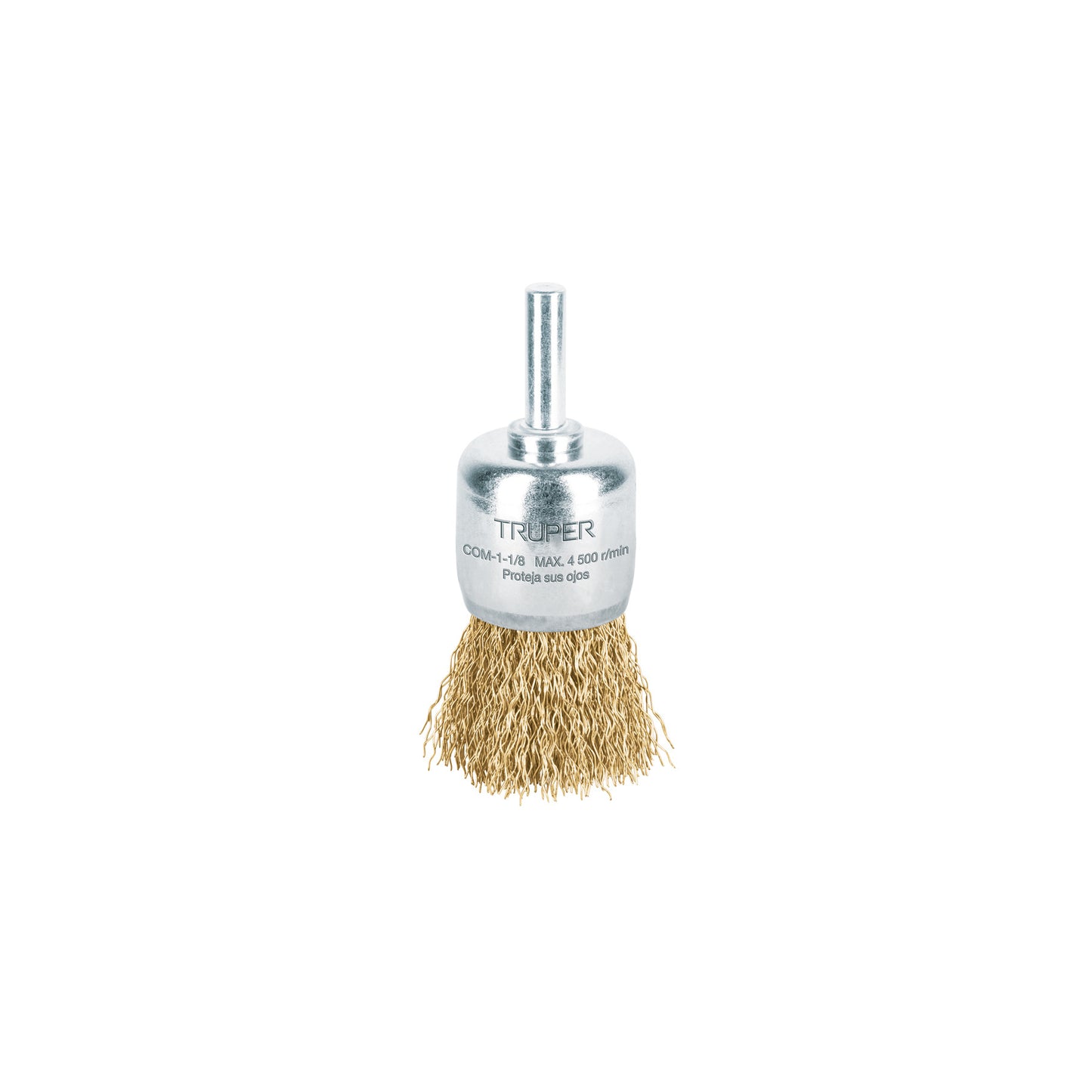 Cepillo de copa de alambre brocha taladro 1-1/8 pulg