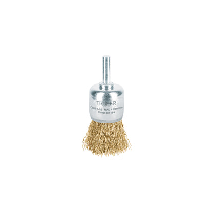 Cepillo de copa de alambre brocha taladro 1-1/8 pulg