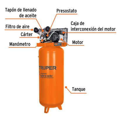 Compresor de banda 240 L 220V