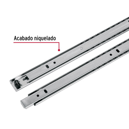 Corredera extensión 55cm para cajón