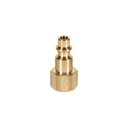 Conector rápido de latón hembra 1/4 pulg