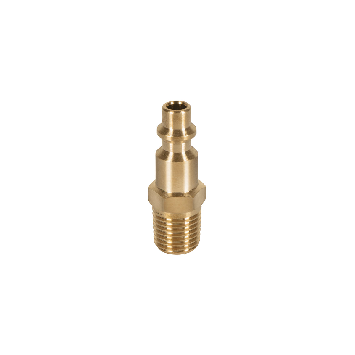 Conector rápido de latón macho 1/4 pulg
