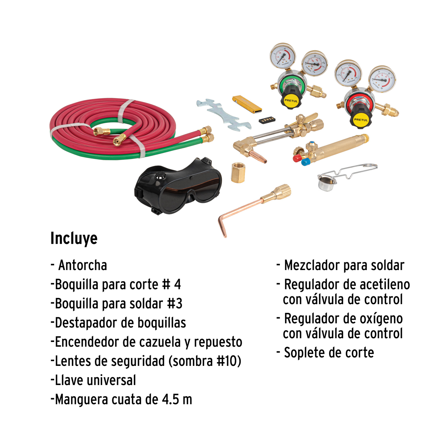 Equipo de oxicorte y soldadura