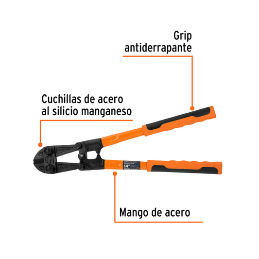 Cortapernos profesional 14 pulg.