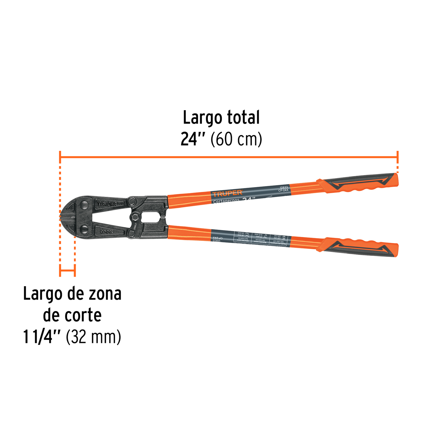 Cortapernos profesional 24 pulg.