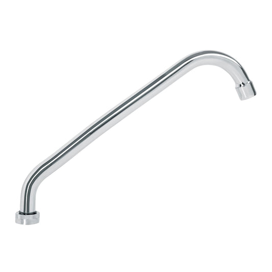 Cuello largo para mezcladora de fregadero de 27 cm en acero inoxidable