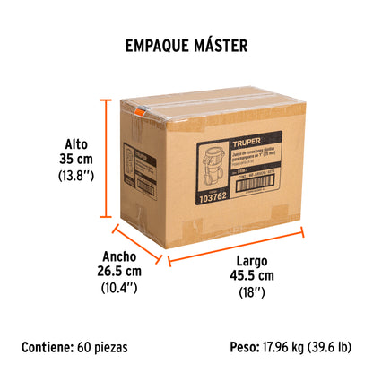 Juego de conexiones rápidas para manguera 1" para motobomba · vista 5