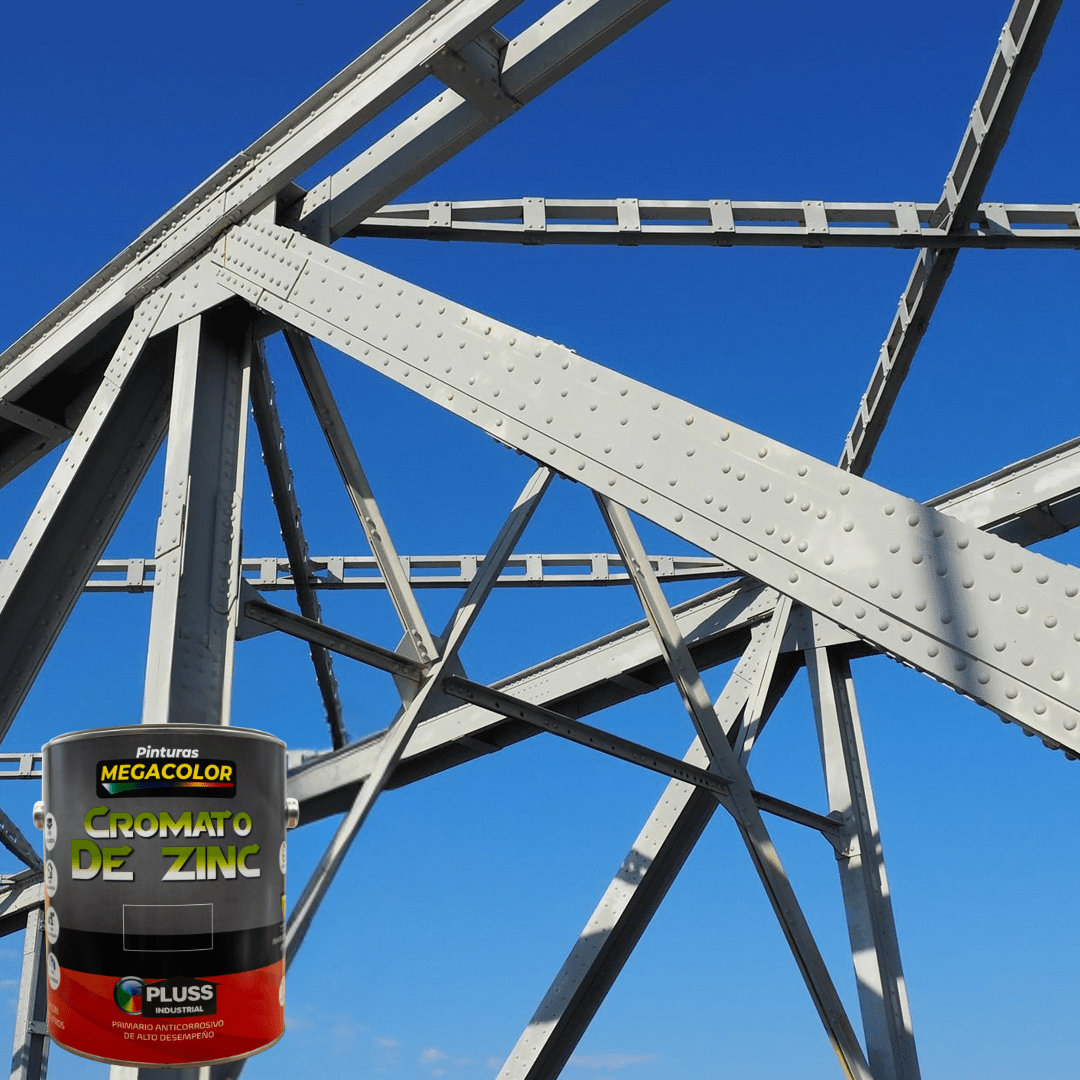 Cromato de zinc Megacolor anticorrosivo para metal con acabado mate