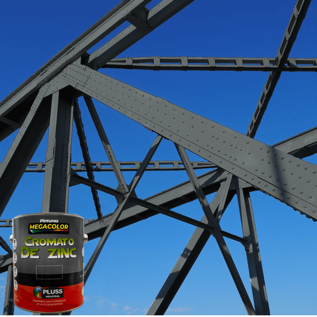 Cromato de zinc Megacolor anticorrosivo para metal con acabado mate