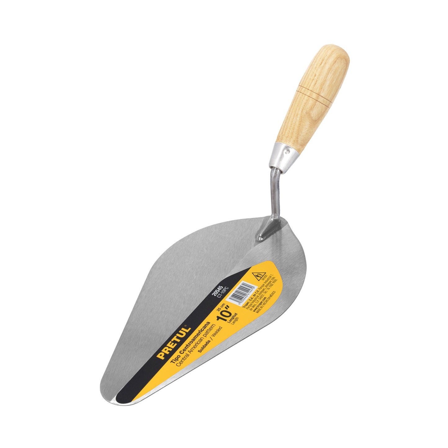 Cuchara para albañil de 10" tipo Centroamericana