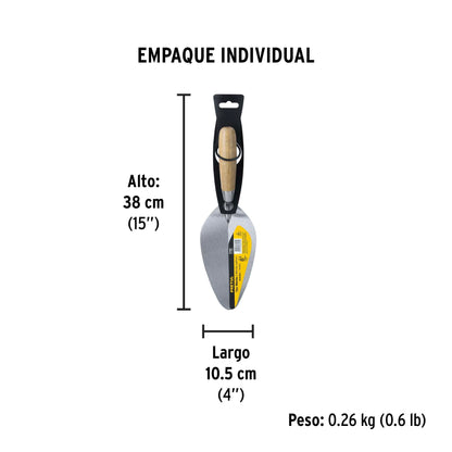 Cuchara para albañil de 8" tipo Mérida