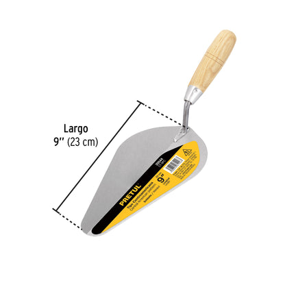 Cuchara para albañil de 9 pulgadas tipo Centroamericana