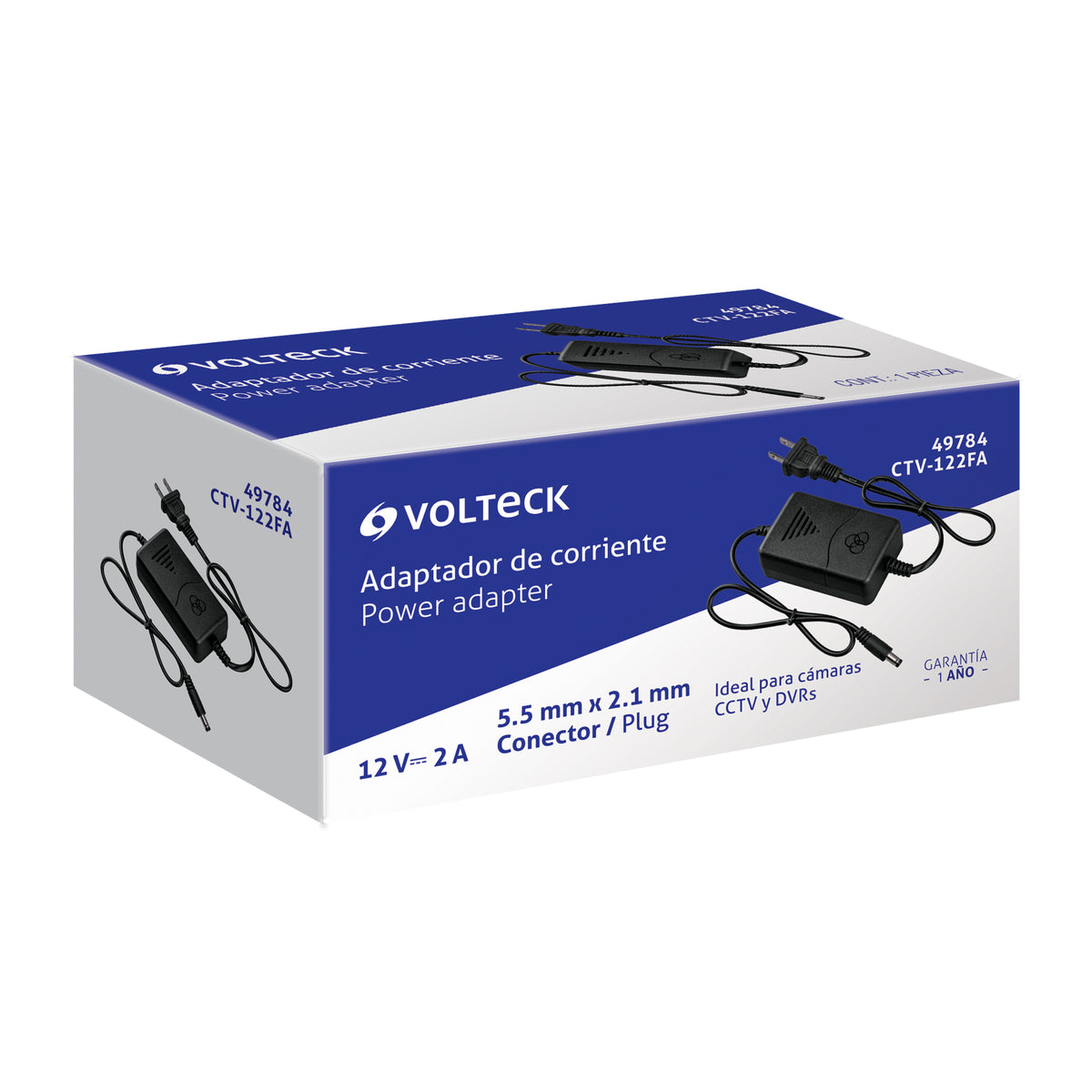 Fuente de Alimentación 12V 2A para CCTV · vista 4