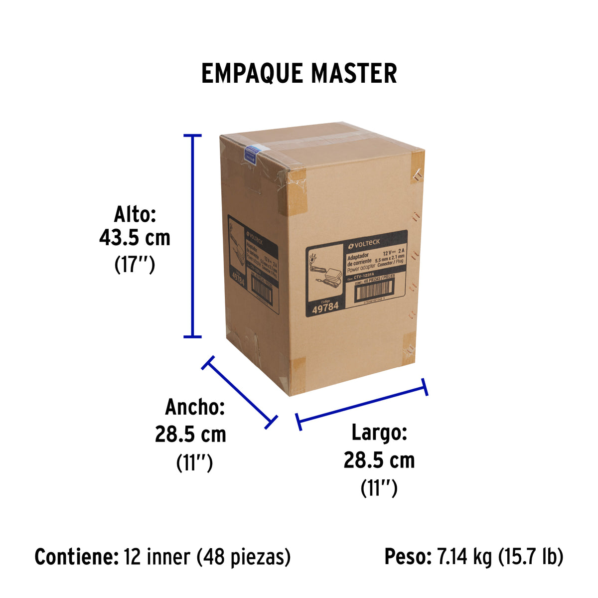 Fuente de Alimentación 12V 2A para CCTV · vista 7