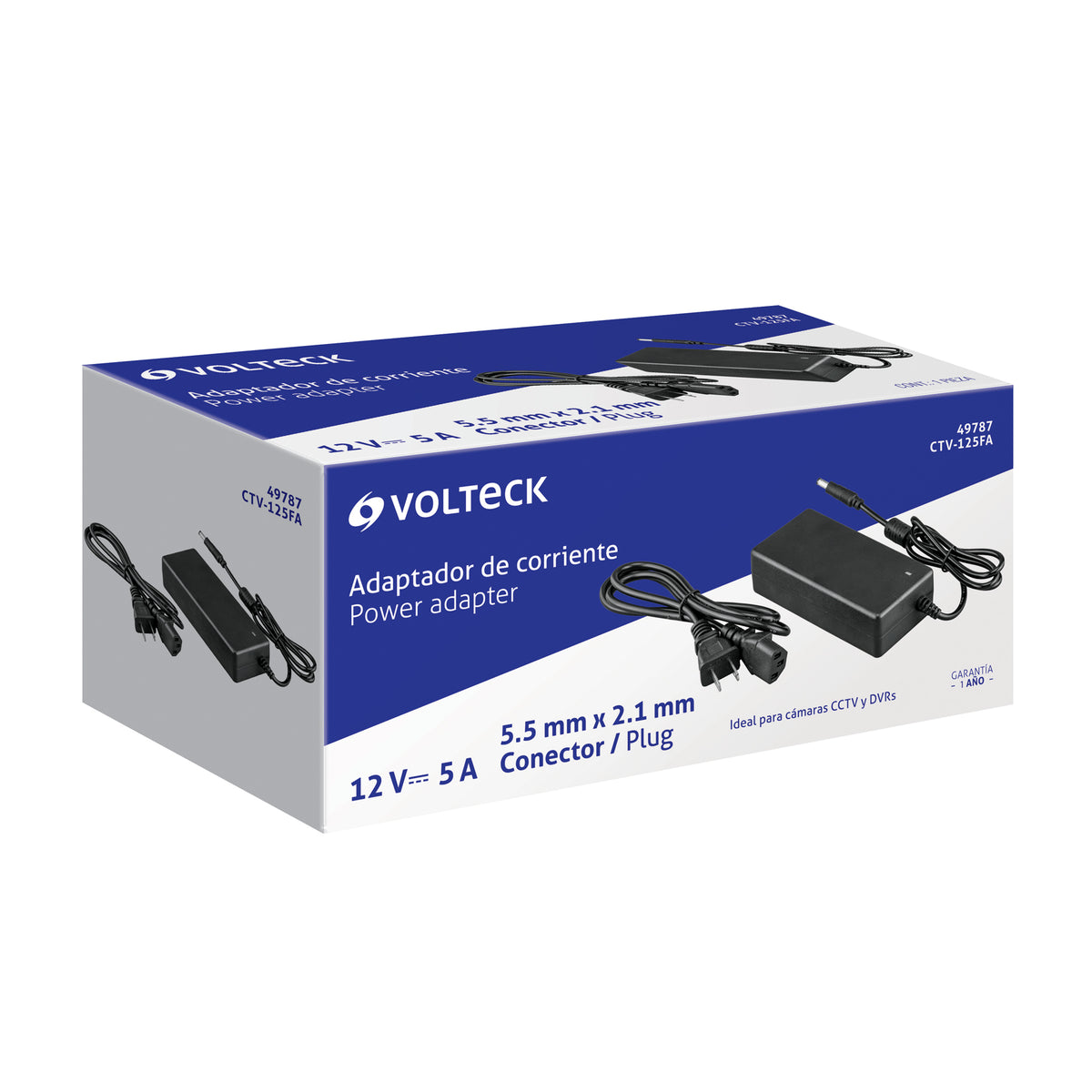 Fuente de Alimentación 12V 5A para CCTV · vista 4