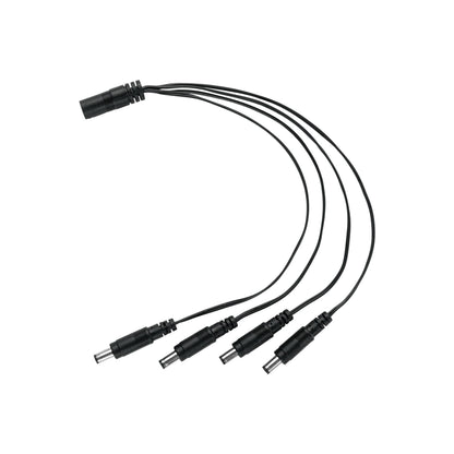 Cable Divisor de Energía tipo Pulpo 1 a 4 para CCTV