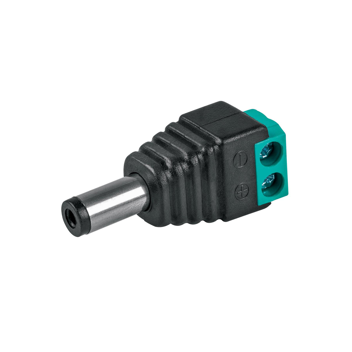 Conector de energía para CCTV tipo macho