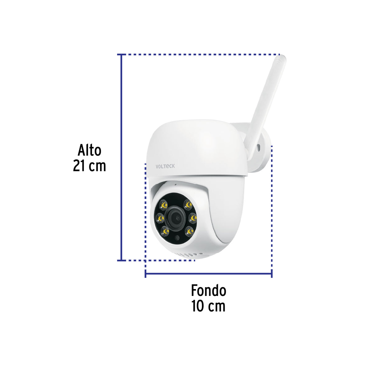 Cámara de seguridad WiFi robotizada para exterior, 3MP · vista 4