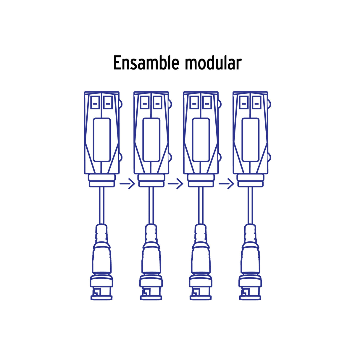 Par de Transceptores Pasivos Video Balun, hasta 8MP · vista 4