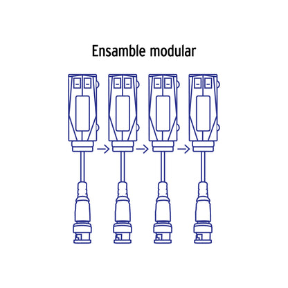 Par de Transceptores Pasivos Video Balun, hasta 8MP · vista 4