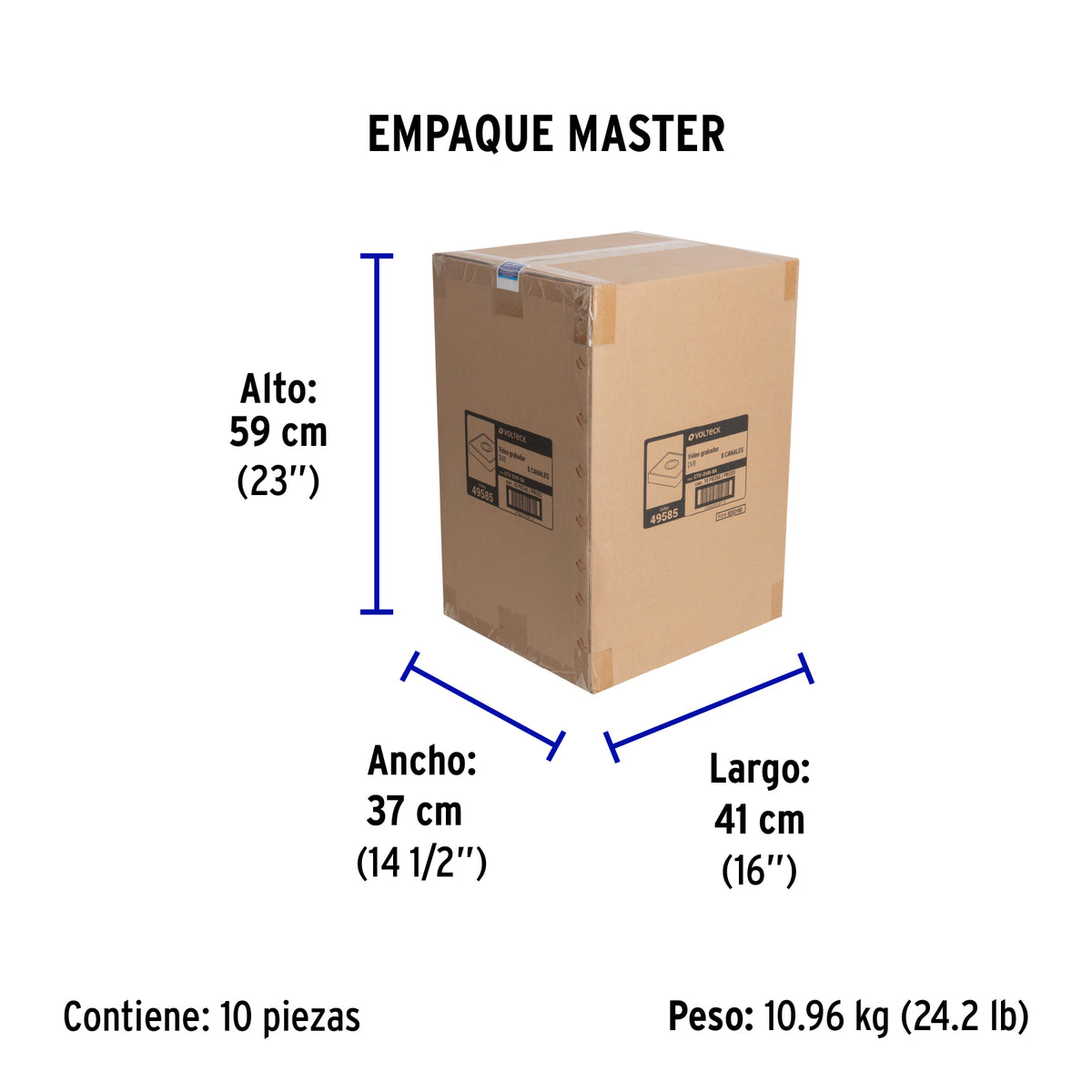 Video grabador DVR de 8 canales, 5MP · vista 6