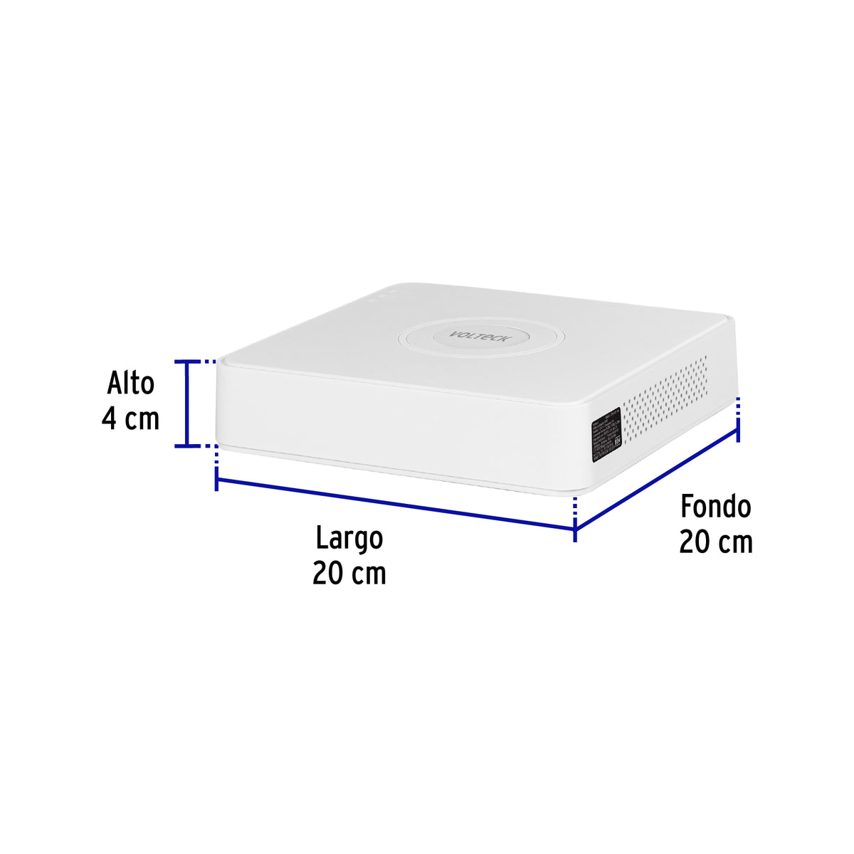 Video grabador DVR de 8 canales, 5MP · vista 3